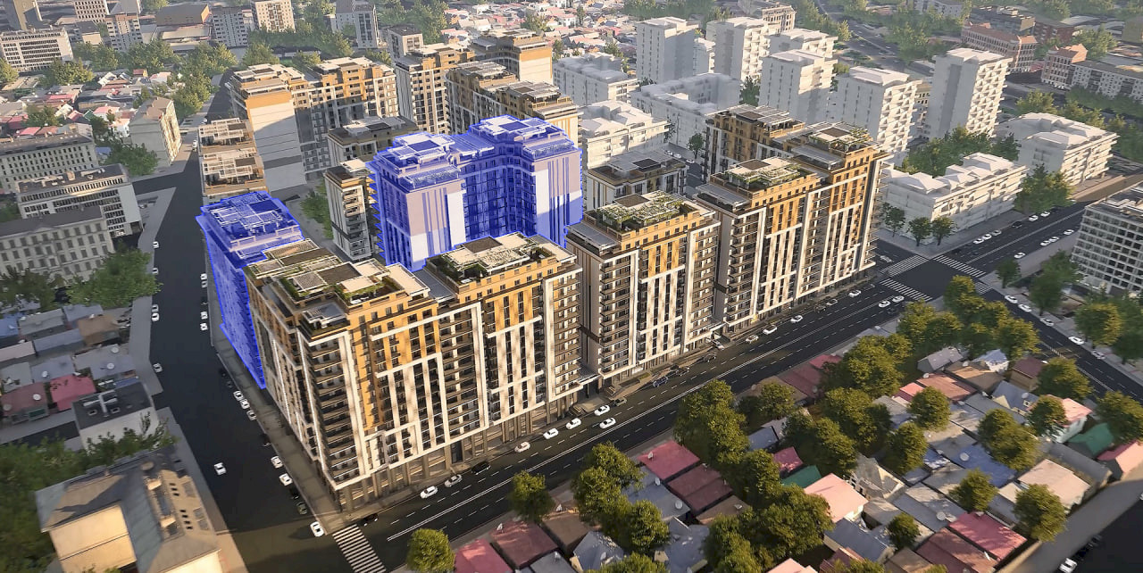 Imperial Club City premium turar-joy majmuasining qurilish bosqichidagi xonadonlar | Domtut