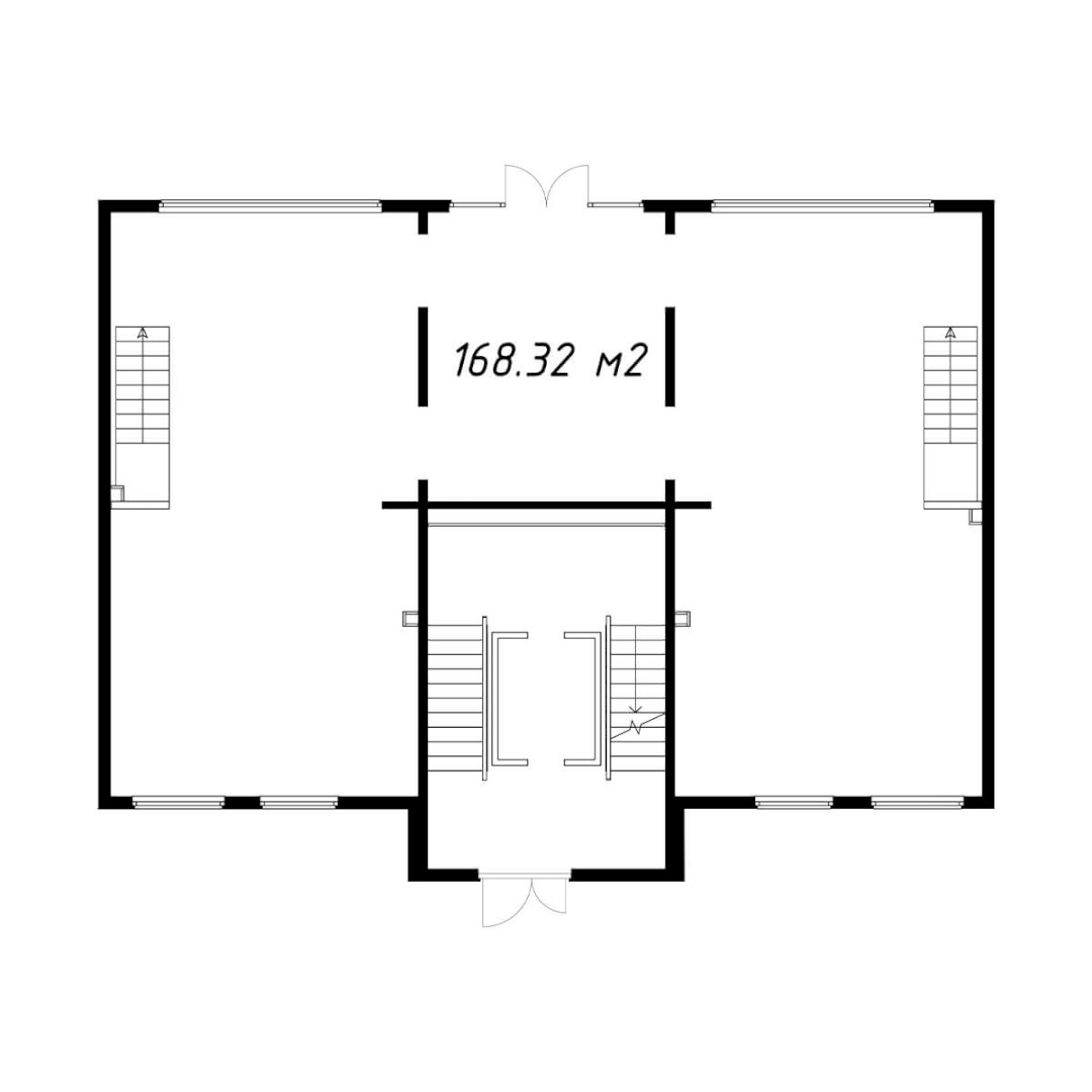 План помещения, 168.32 м² ⋅ план 7 | Жилой Комплекс Assalom Maxtumquli | Новостройки в Ташкенте | Domtut