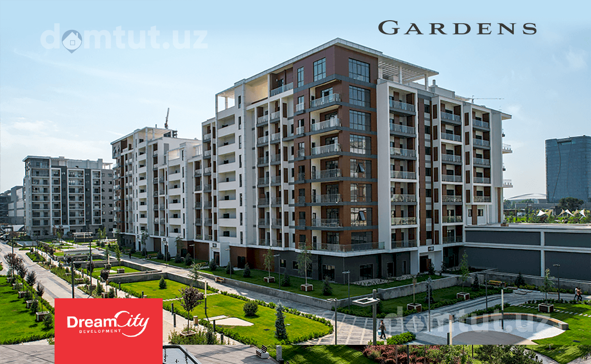 Двухкомнатная квартира 72 м² план 2 | Жилой комплекс Gardens Residence